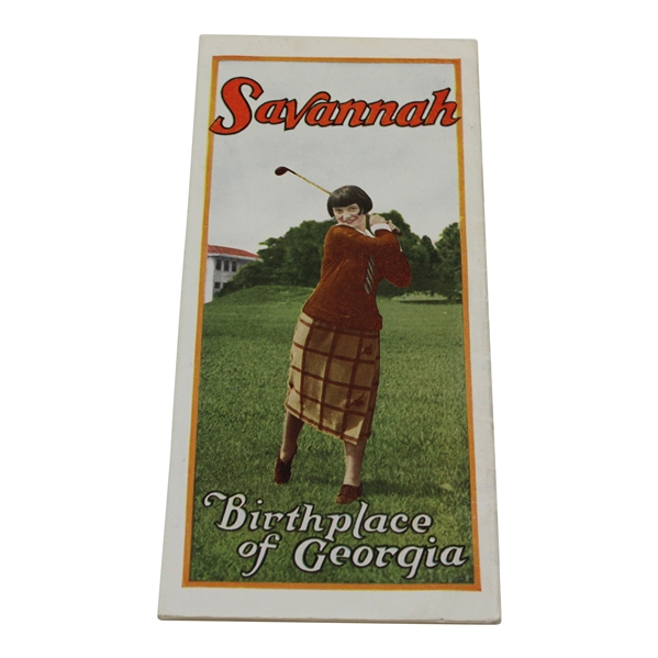 Vintage Savannah: Birthplace Of Georgia/Hub of the South Advertising/Travel Brochure 1920’s-30’s