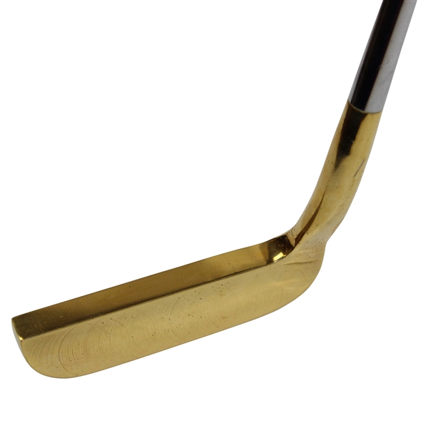 Kelly Robbins 1995 Diners Club Macthes Winner Bobby Grace Gold Plated Putter