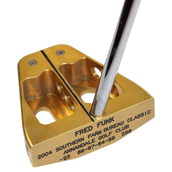 Fred Funk 2004 Southern Farm Bureau Classic Winner Bobby Grace Gold Plated Putter