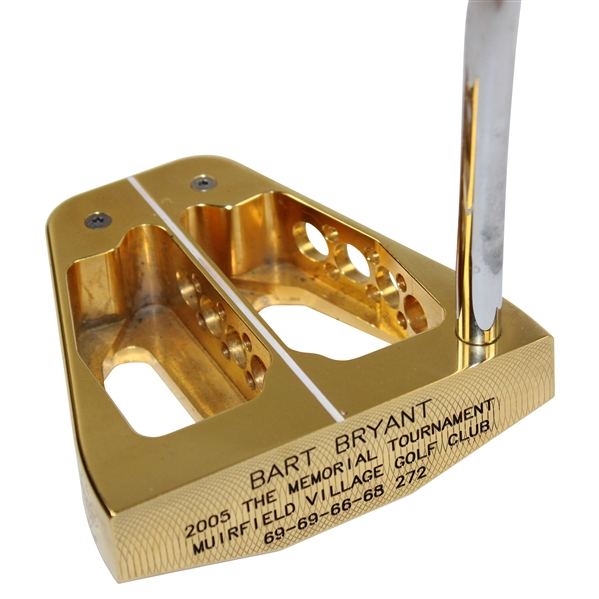 Bart Bryant 2005 The Memorial Tournament Winner Bobby Grace Gold Plated Putter