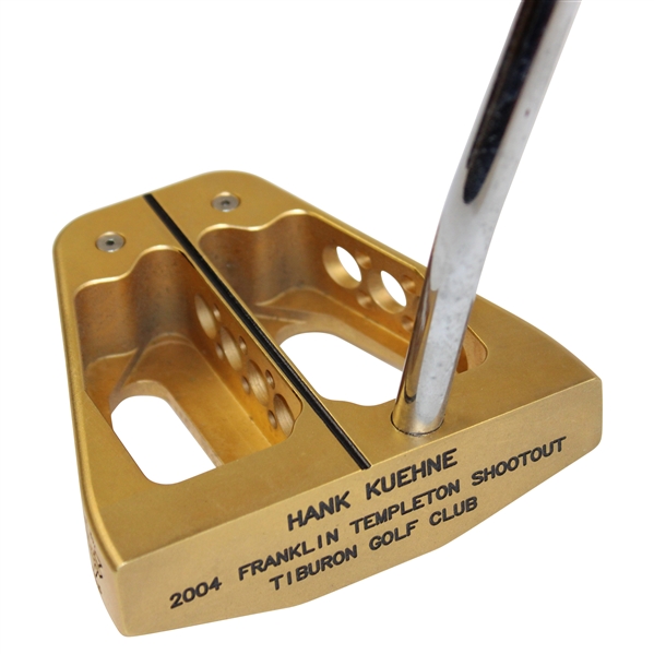 Hank Kuehne 2004 Franklin Templeton Shootout Winner Bobby Grace Gold Plated Putter