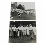 Two (2) Original Tommy Armour Original Photos from US Open at Interlachen