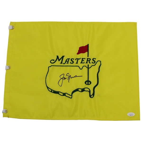 Jack Nicklaus Signed Undated Masters Embroidered Flag JSA #BB22752