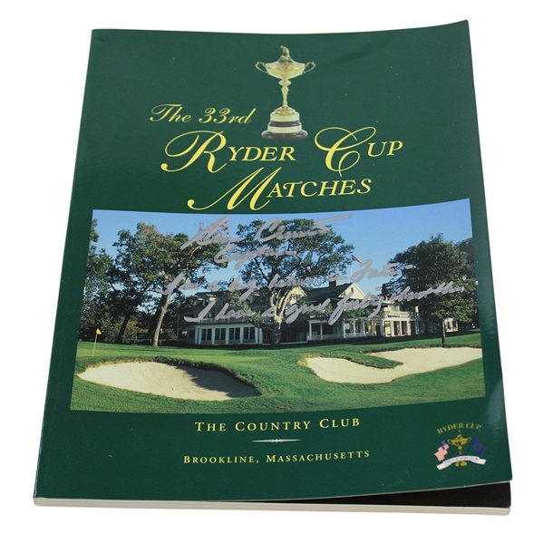 Ben Crenshaw Signed 1999 Ryder Cup Program with Full "Have a good feeling…" Inscr. JSA ALOA