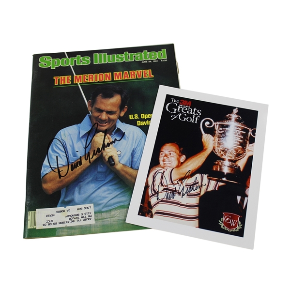 HoF Multi-Major Winner David Graham Signed 1981 Sports Illustrated & 3M Greats of Golf JSA ALOA