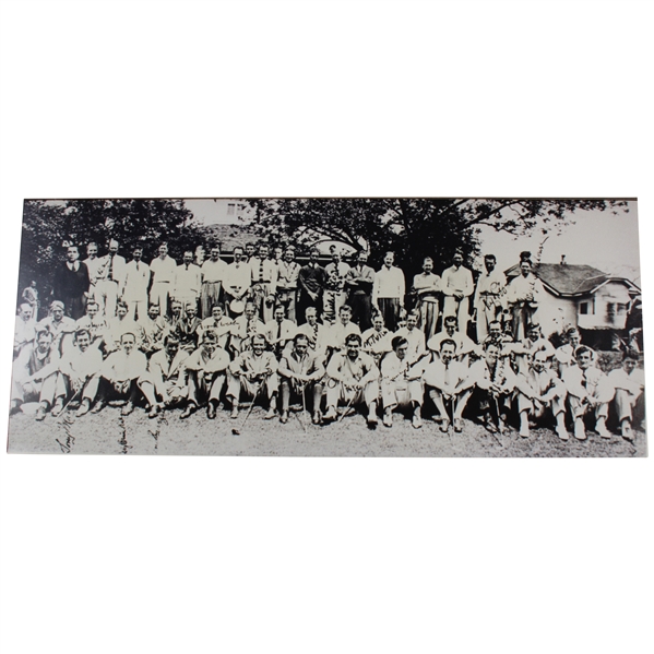 1935 Masters Tournament Field Black & White Photo Print with Player Key - Copy