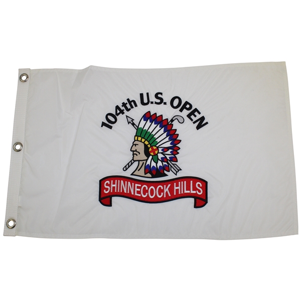 2004 US Open at Shinnecock Hills White Embroidered Flag