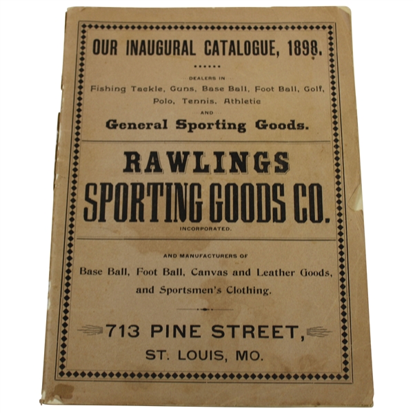 1898 Rawlings Sporting Goods Co. Inaugural General Sporting Goods Catalogue