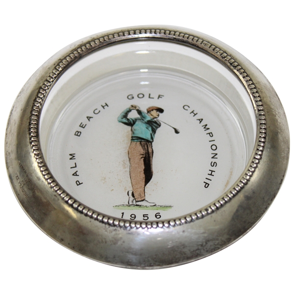 1956 Palm Bach Golf Championship Circle Dish/Ash Tray