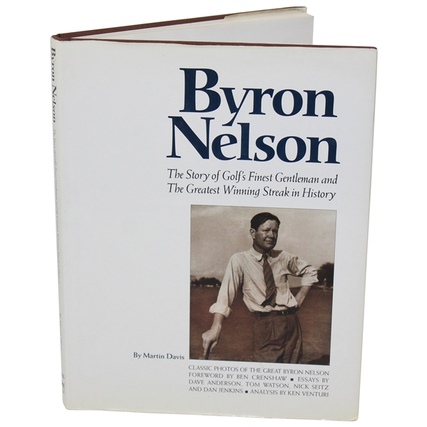 Byron Nelson Signed Byron Nelson: The Story of Golfs Finest…" Book JSA ALOA