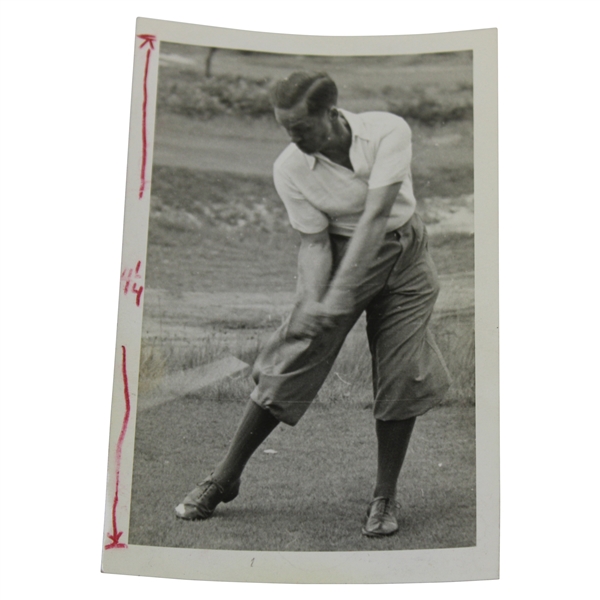 Bobby Jones Original Sequence Photo Used in Alex Morrison Book with Stamp Pg 54