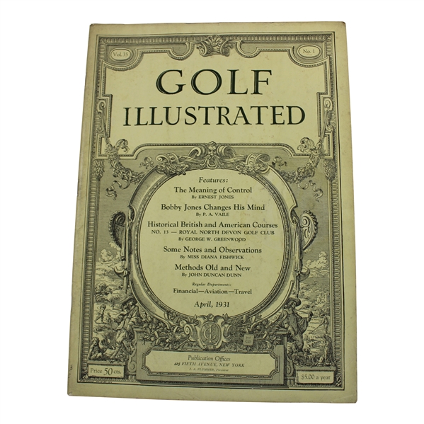 1931 Golf Illustrated Vol 35 No. 1 Magazine - April