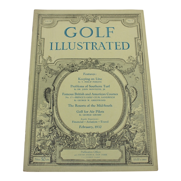 1932 Golf Illustrated Vol 36 No. 5 Magazine - February