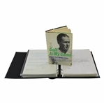 Bobby Jones Personal Letters W/Publisher Golf Is My Game Plus Jones Signed Page JSA ALOA