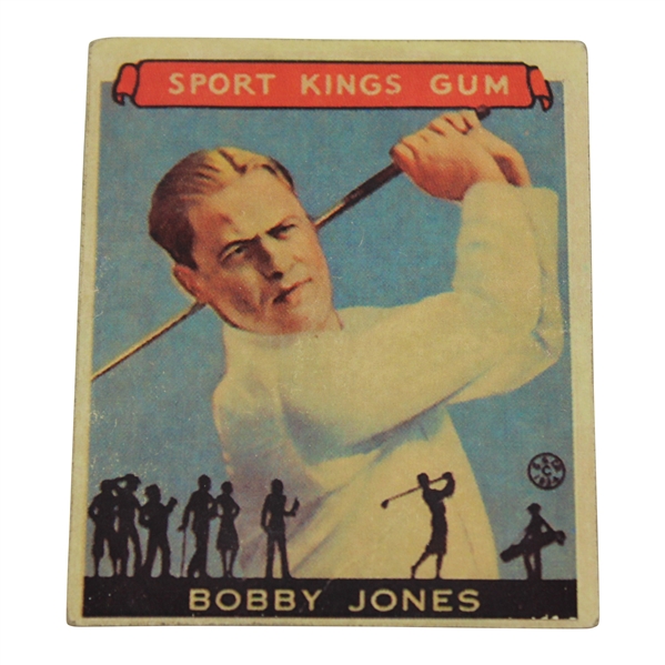 1933 Bobby Jones Sport King Goudey Card No. 38