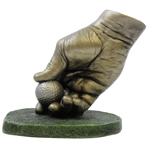 Classic Golf Ball & Hand Tee Time Austin Sculpture by John Cutrone