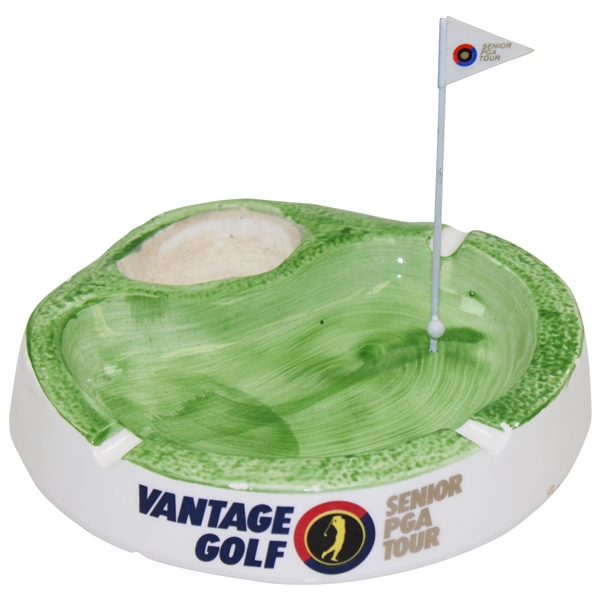 Vintage Vantage Golf Senior PGA Tour Themed Ash Tray