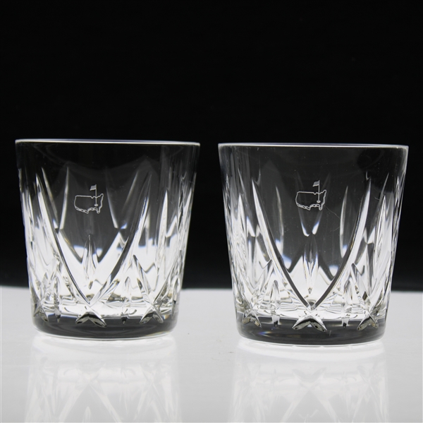 Pair or Augusta National Golf Club Rocks Glasses