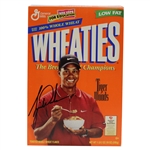 John Dalys Personal Tiger Woods Perfectly Signed Tiger Woods Wheaties Box - Excellent Condition JSA #BB22816