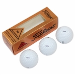 John Dalys Personal Sleeve of Three (3) Tiger Woods Personal Issued Titleist Golf Balls