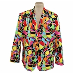 John Daly Signed Personal Worn Hand-tailored LoudMouth Scribbles Sport Coat JSA #UU28303