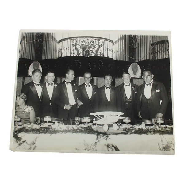 1930 Bobby Jones, O.B. Keeler & others Fund Raising Event for LA Open Press Photo - 4/8/1931