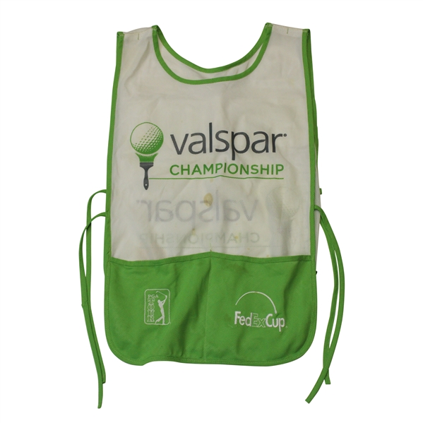 Valspar Championship Caddie Bib (Valspar Exec) Heckes Name Plate - Bob Burns Collection