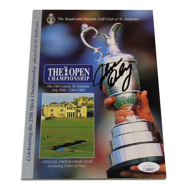 John Daly Signed 1995 The OPEN Championhisp at St. Andrews Official Program JSA #UU28275