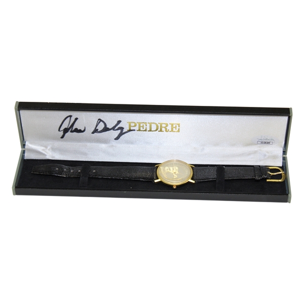 John Daly Signed 1991 PGA Championship at Crooked Stick Golf Club Pedre Watch Case with Watch JSA #UU28289