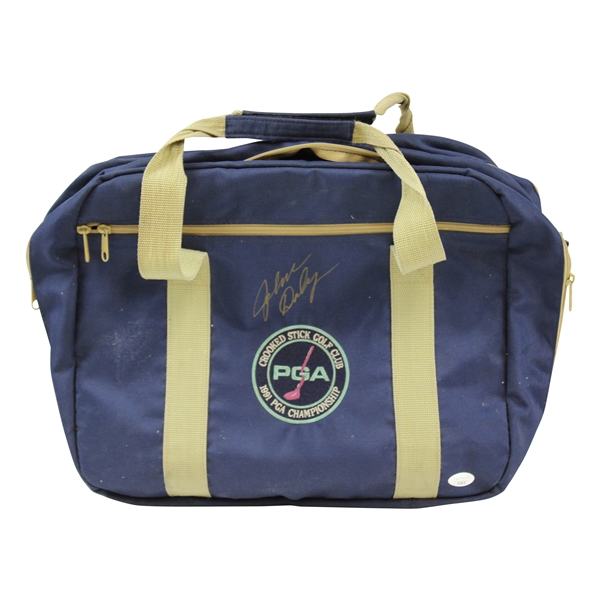 John Daly Signed Classic 1991 PGA Championship at Crooked Stick Laptop Bag JSA #UU28153