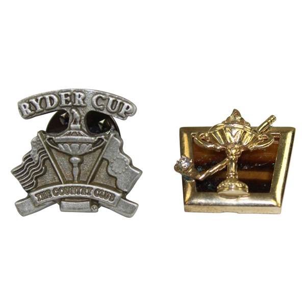 Henry Poes Personal Ryder Cup at The Country Club Pin & Ryder Cup with Club Clip