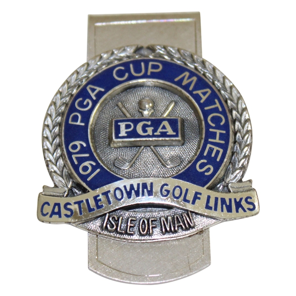 Henry Poes Personal 1979 PGA Cup Matches at Casteltown Golf Links Isle of Man Money Clip