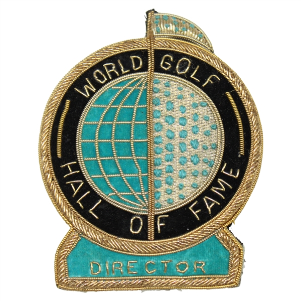 Henry Poes World Golf Hall of Fame Director Bullion Crest