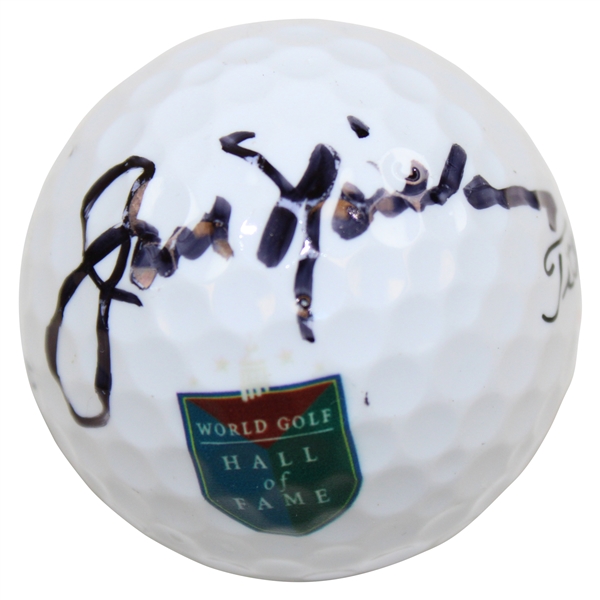 Jack Nicklaus Signed Hall of Fame Logo Golf Ball JSA FULL #BB22121