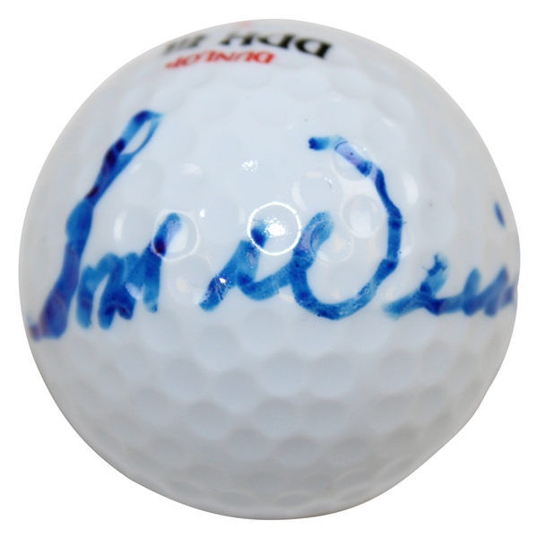 Tom Weiskopf Signed Dunlop DDH III Golf Ball JSA ALOA