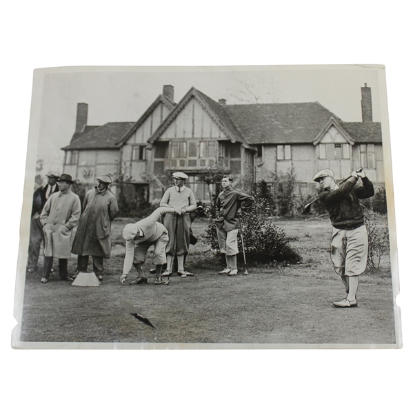 1930 Bobby Jones Walker Cup Original Wire Photo Royal St. George’s Golf Club 5/13/1930