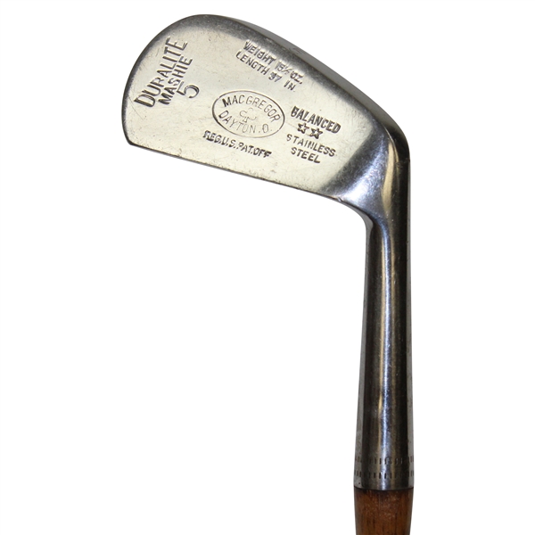 Duralite Balanced Stainless Steel #5 Mashie Iron - Macgregor Dayton O