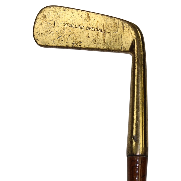 Circa Spalding Special Brass/Gunmetal Putter with Shaft Stamp