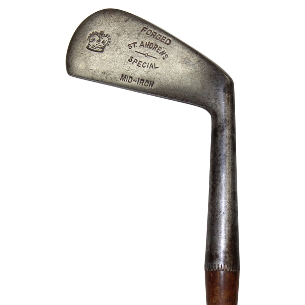 Robert Forgan & Sons St Andrews Special Dot Faced Mid Iron