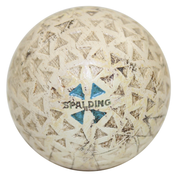 Circa 1920 Spalding Triangular Mesh Pattern Golf Ball