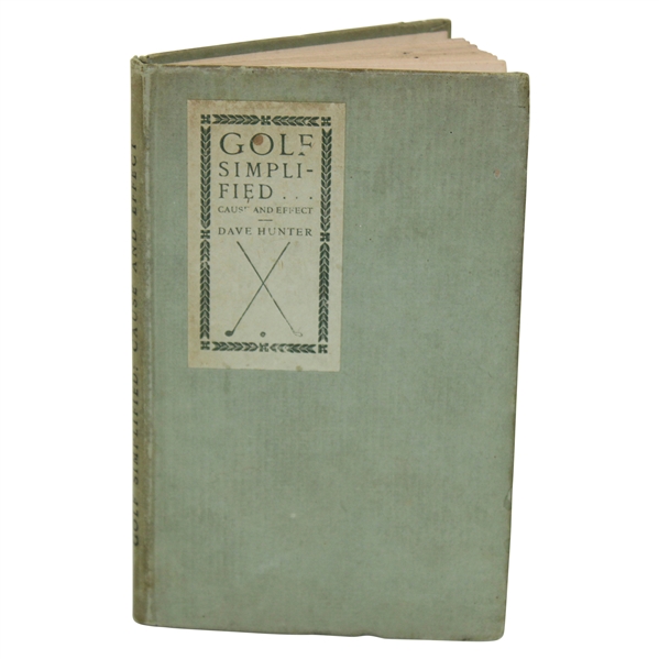 1921 Golf Simplified: Cause and Effect Book by Dave Hunter