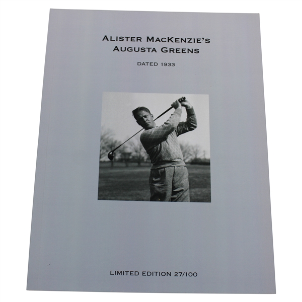 Alister MacKenzies Augusta Greens Limited Edition 27/100