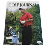 Tiger Woods Signed 1995 Golf Journal Magazine Cover Page with JSA 9 GRADED AUTOGRAPH - JSA #XX49027