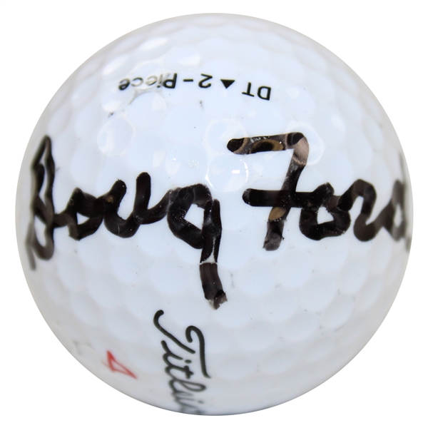 Doug Ford Signed Titleist DT Masters Logo Golf Ball JSA #UU13665