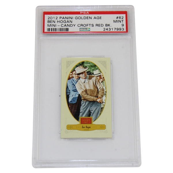 Ben Hogan Mini Candy Crofts Red Back Card #62 PSA Slabbed & Graded MINT 9 #24317993