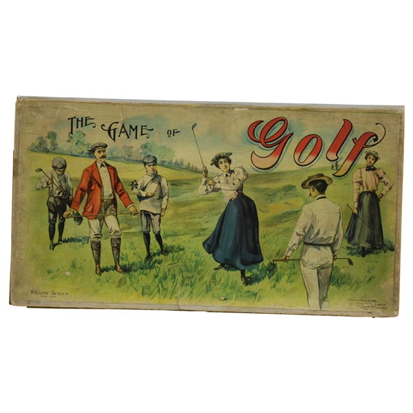 Circa 1890 The Game of Golf Board Game 