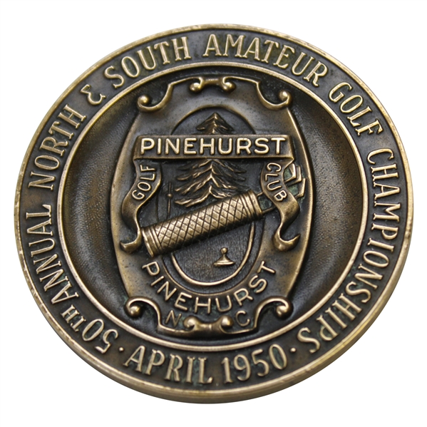 Pinehurst 1950 North South Amateur Championship 50th Anniversary Medallion