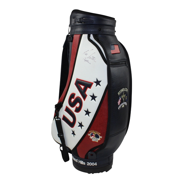 Captain Hal Sutton Signed 2004 Ryder Cup at Oakland Hills Burton Full Size Golf Bag JSA ALOA