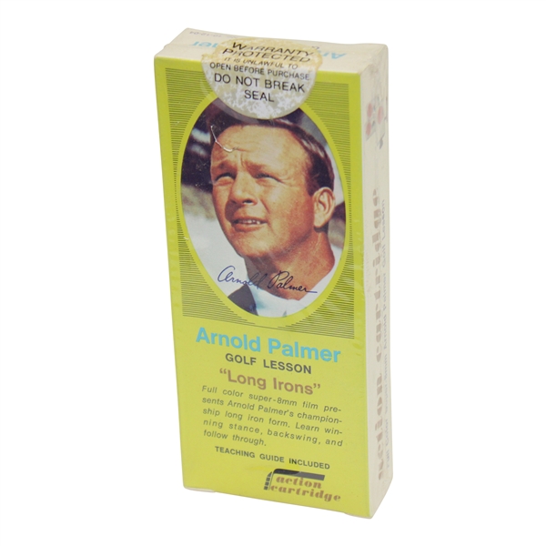 Classic Arnold Palmer "Long Irons" Golf Lesson Super 8mm Film - Unopened