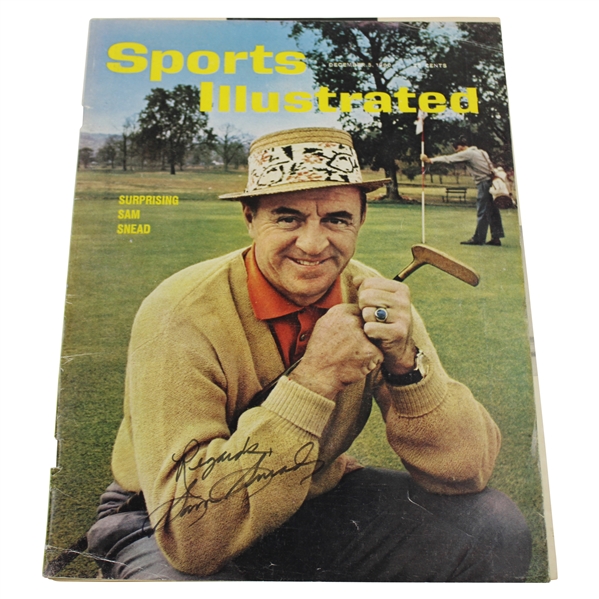 Sam Snead Signed Sports Illustrated Magazine with Best Regards JSA ALOA